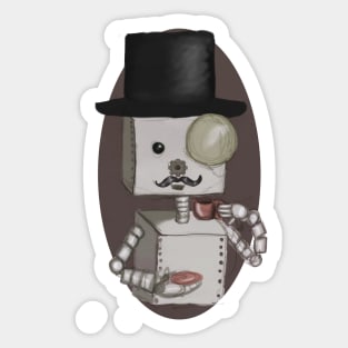 Gentleman bot Sticker